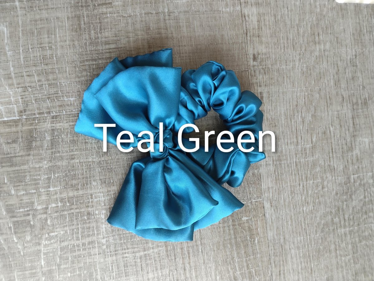 handmade satin scrunchie hair tie, elastic,Scrunchy , adult scrunchie.Scrunche with bow
