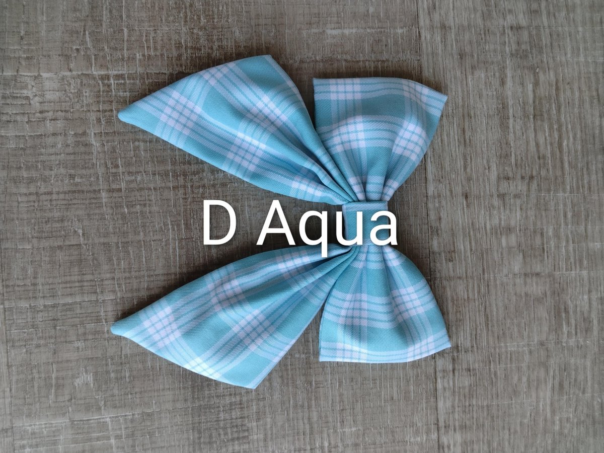 Palaka Plaid Sailor hair bow Hair accessories hair clips