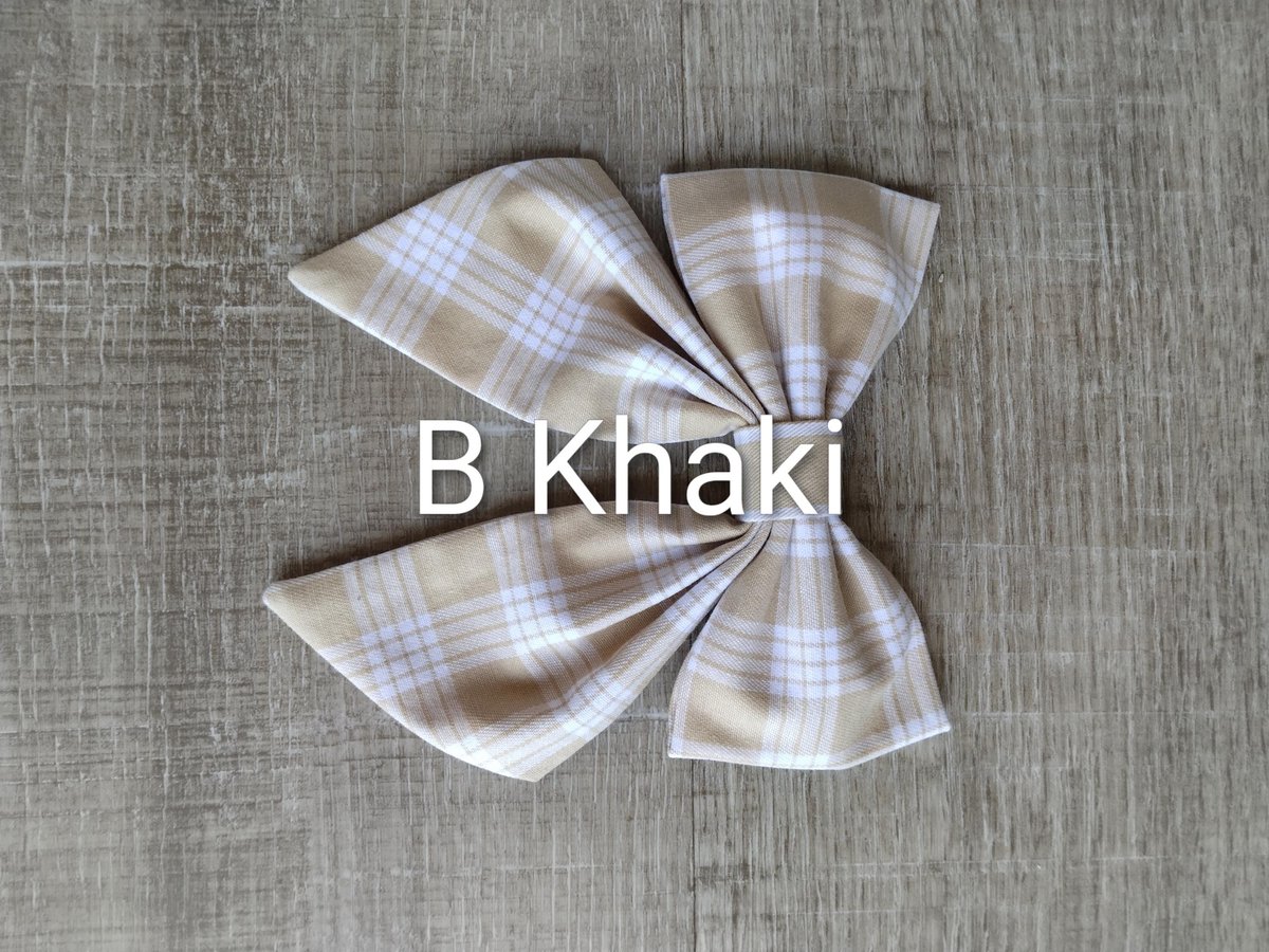 Palaka Plaid Sailor hair bow Hair accessories hair clips