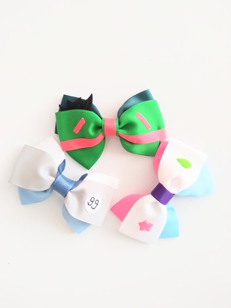 Cool hair bow, character hair bow, Anime hair clip, handmade hair accessories