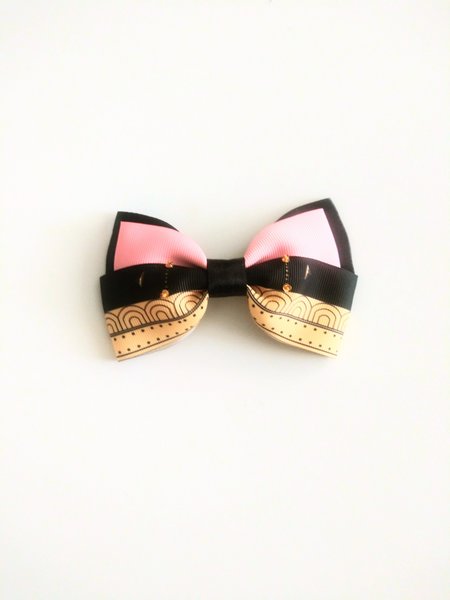 Adorable Daughter image hair bow, Japanese anime hair bow, adult hair bow, character hair bow