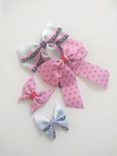 Japanese pattern hair bow, Character hair bows, adult, childrens hair bow,handmade hair bow,hair accessories,hair clips,