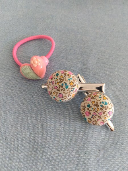 Floral hair clip,small hair clip, Liberty Tana lawn hair clip, pair hair clip