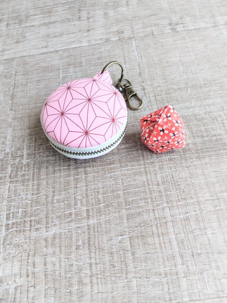 Charm with keychain,small pouch,Anime inspired charm